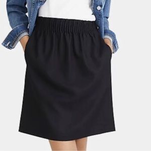 J. Crew wool blend skirt | black | size 4